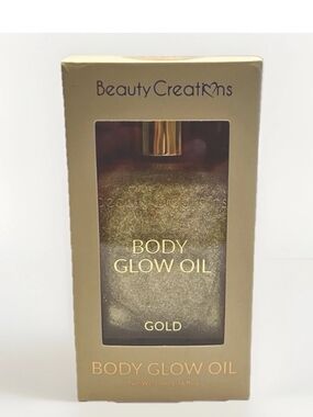 Beauty Creations Gold Shimmer Body Glow Oil